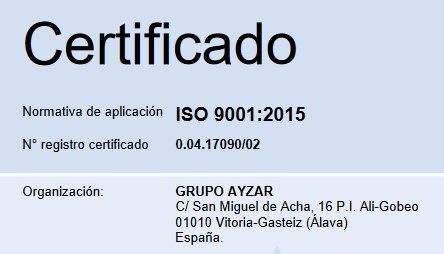 ISO 9001 AYZAR